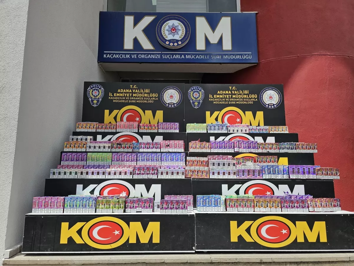 Adana'da 38 Milyon TL'lik Kaçak Operasyonu