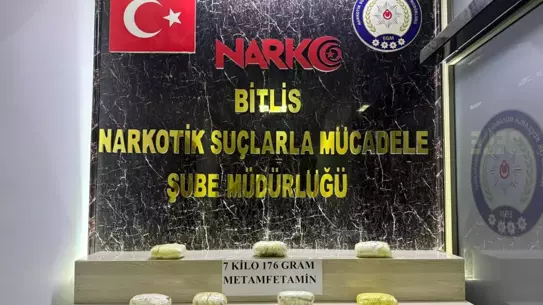 Bitlis'te 7 Kilo Metamfetamin Ele Geçirildi