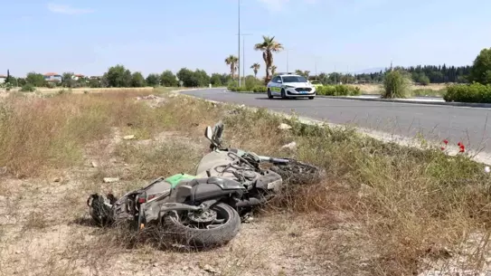 Denizli'de Motosiklet Kazası: Sürücü Ağır Yaralandı