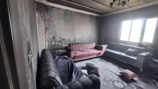 Karaman'da Eski Eşin Evi Ateşe Verildi