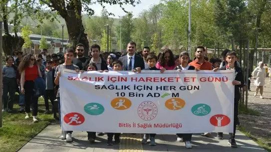 Tatvan'da 'Sağlık İçin Hareket Et' Etkinliği