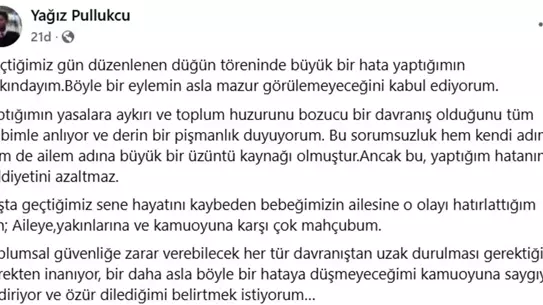 Söke Belediye Başkan Yardımcısı'ndan Özür