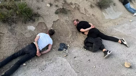 Kütahya'da kaçan araç yaklaşık 40 km süren takip sonucu durduruldu