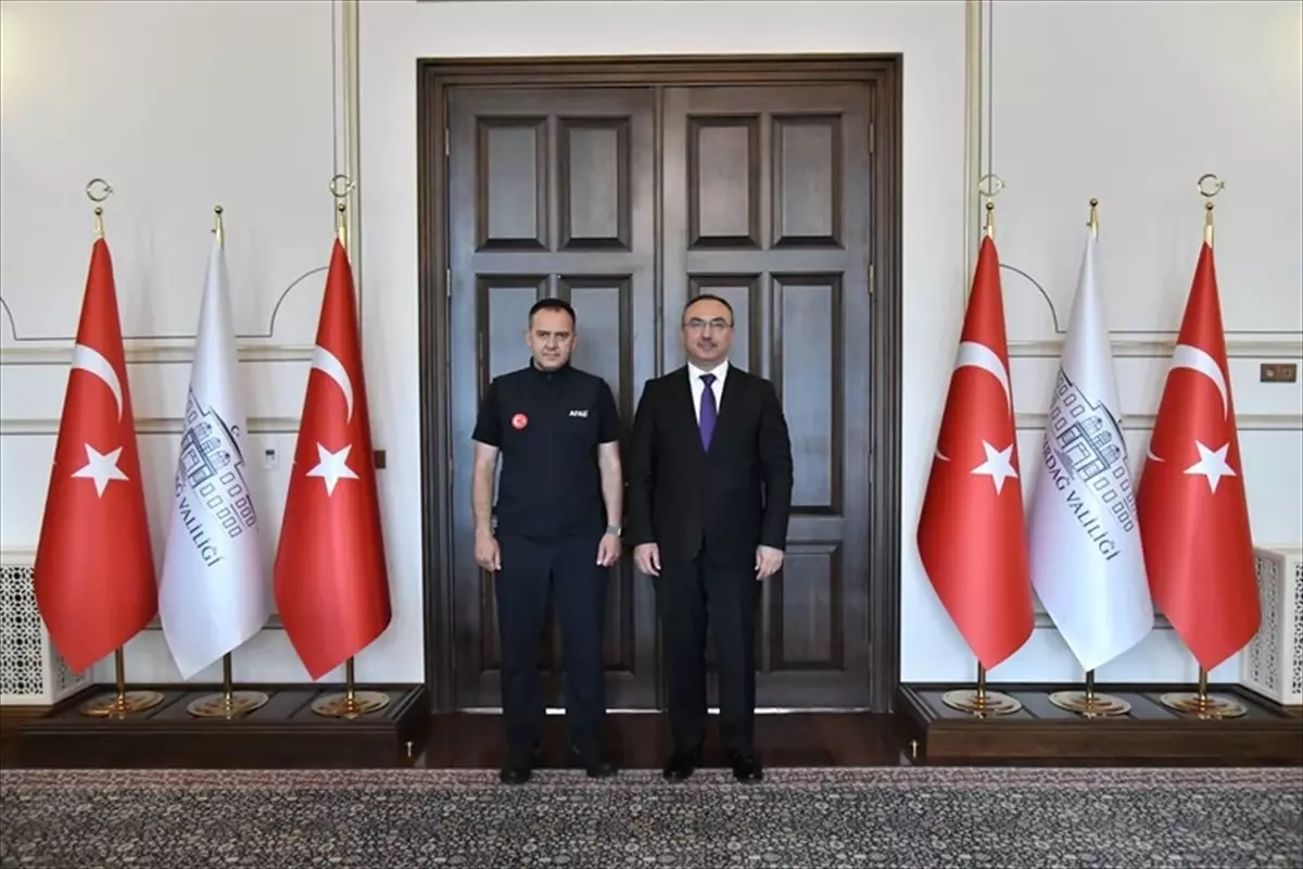 Vali Soytürk AFAD Başkanı Çebi'yi Ağırladı