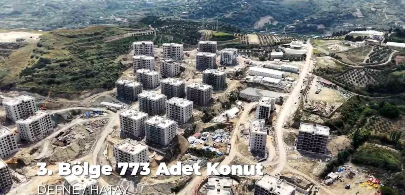 Hatay'da TOKİ Konutları İncelemesi