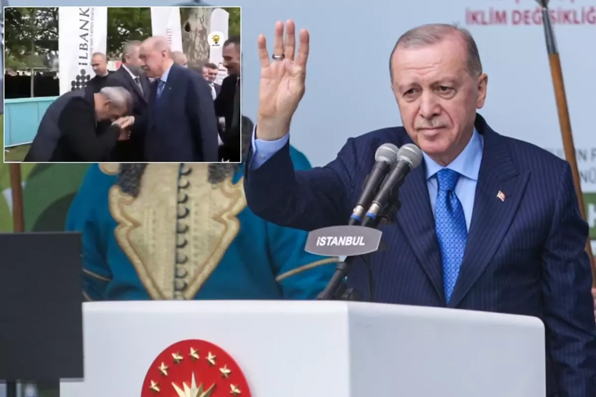 Yavuz Bingöl, Cumhurbaşkanı Erdoğan'ın elini öptü; sosyal medyayı ikiye bölündü