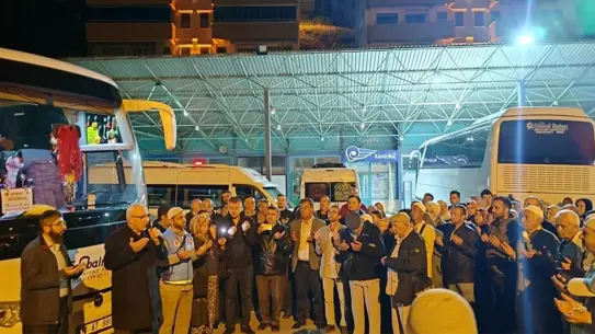 Bilecik'ten Hacı Adayları Uğurlandı