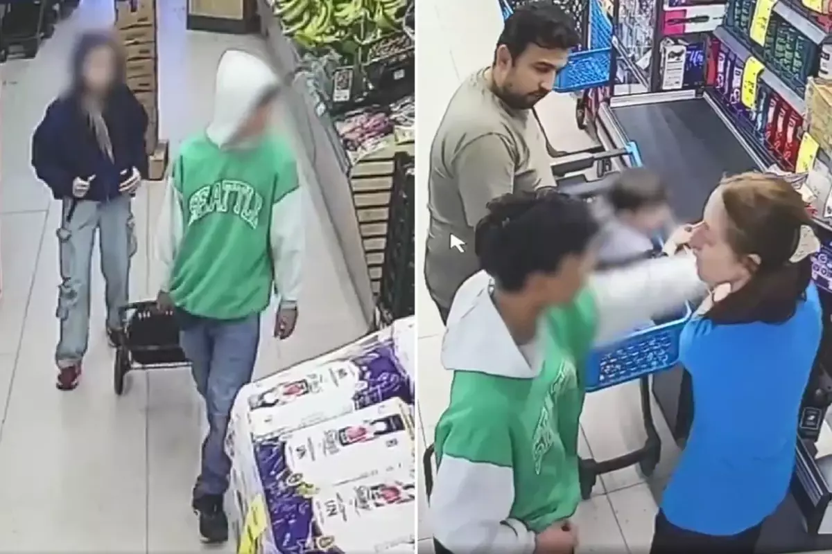 Zincir marketten 22 bin liralık ürün çalan iki çocuk kasiyeri tehdit etti