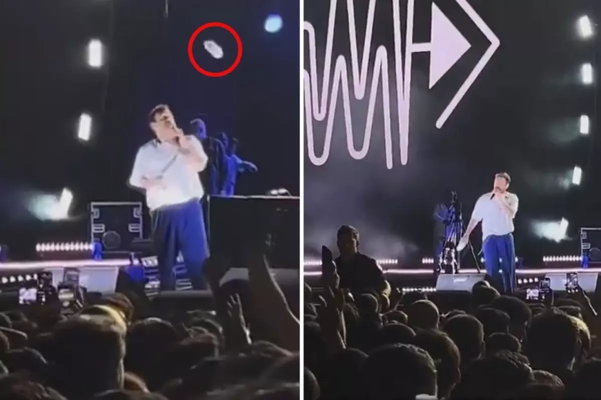 Şanlıurfa'da sahne alan ünlü şarkıcının zor anları! Bırakıp gitmemek için çok direndi