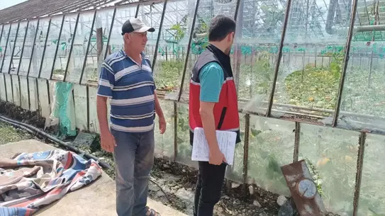 Serik'te Doludan Hasar Tespiti