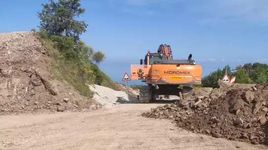Kastamonu'da Heyelan Ulaşımı Engelledi