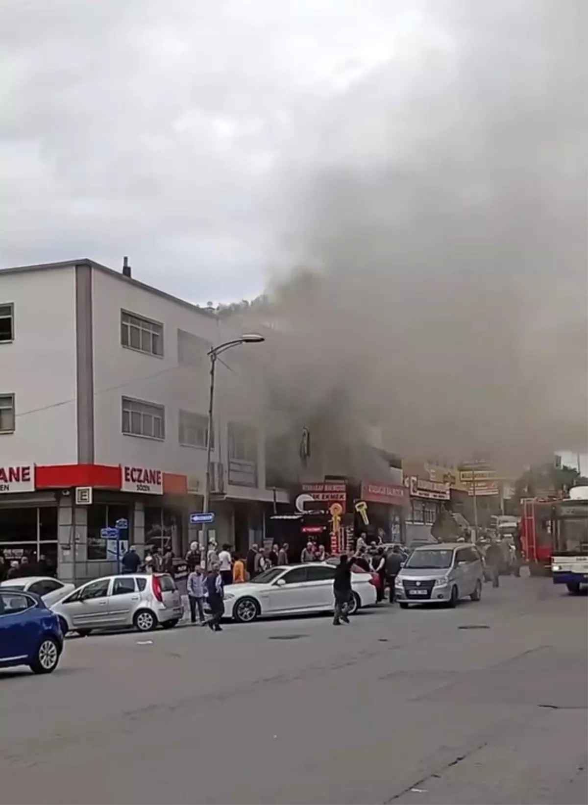 Altındağ'da Balıkçı Dükkanında Yangın