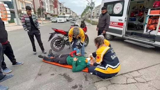 Aksaray'da Motosiklet Kazası
