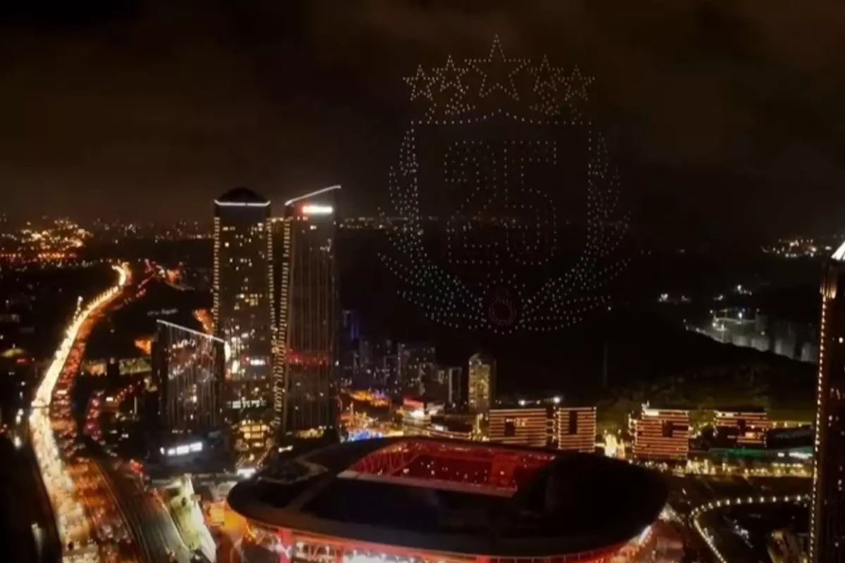 Galatasaray'dan drone şov! 5 yıldızı 5 farklı yerden getirdi