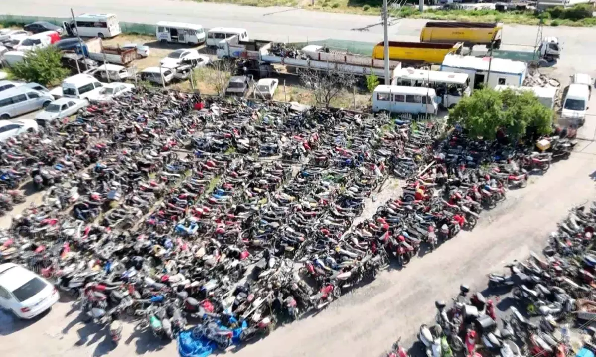 Aksaray'da Usulsüz Motosiklet Denetimi
