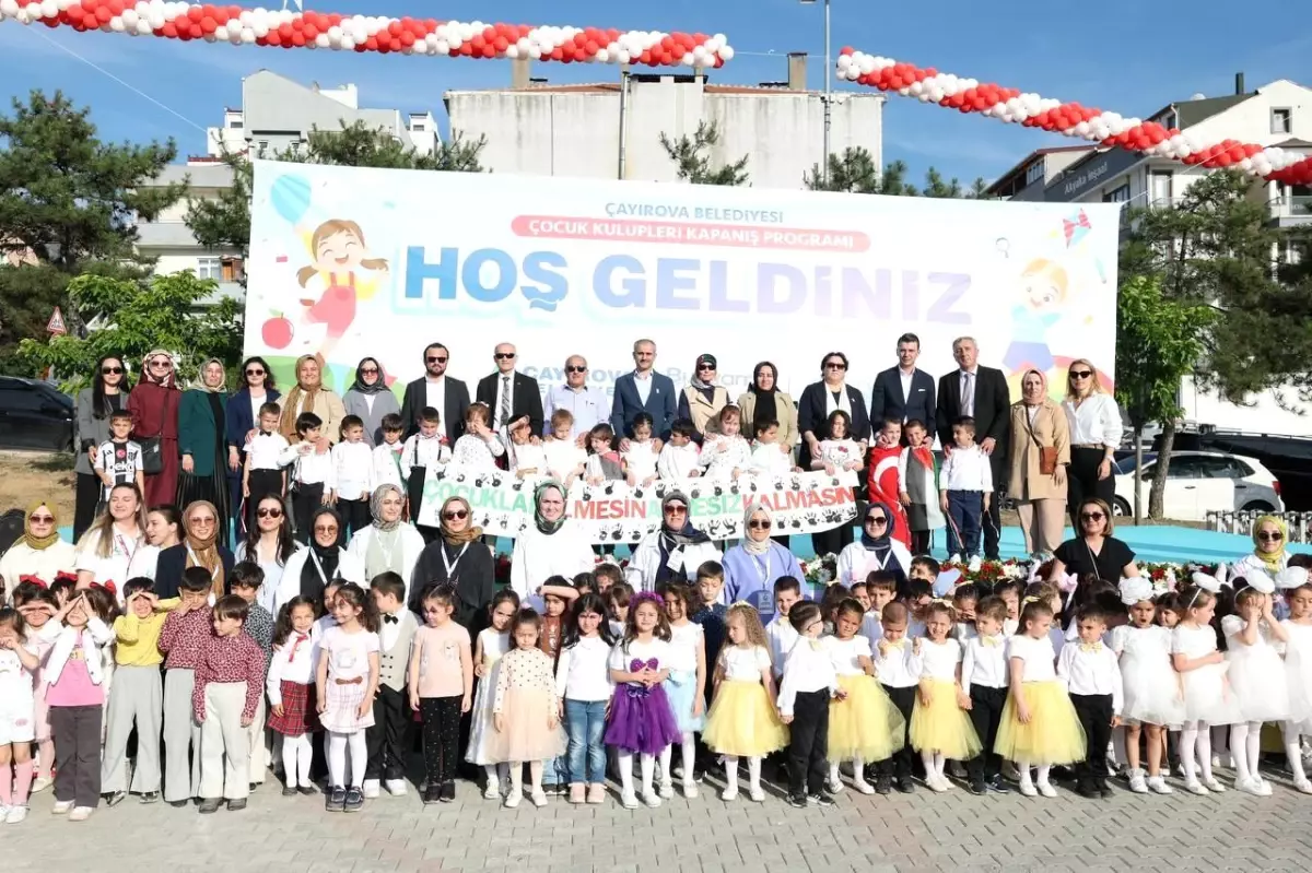 Çayırova'da Çocuk Kulüpleri Kapanış Programı Coşkuyla Kutlandı