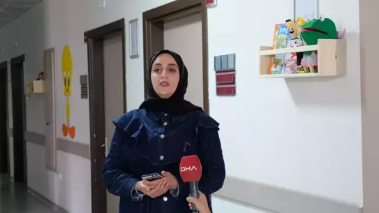 Öğrenciler Hastane Duvarlarını Renklendirdi