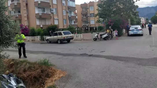 Mersin'de Motosiklet Kazası: Sürücü Yaralı