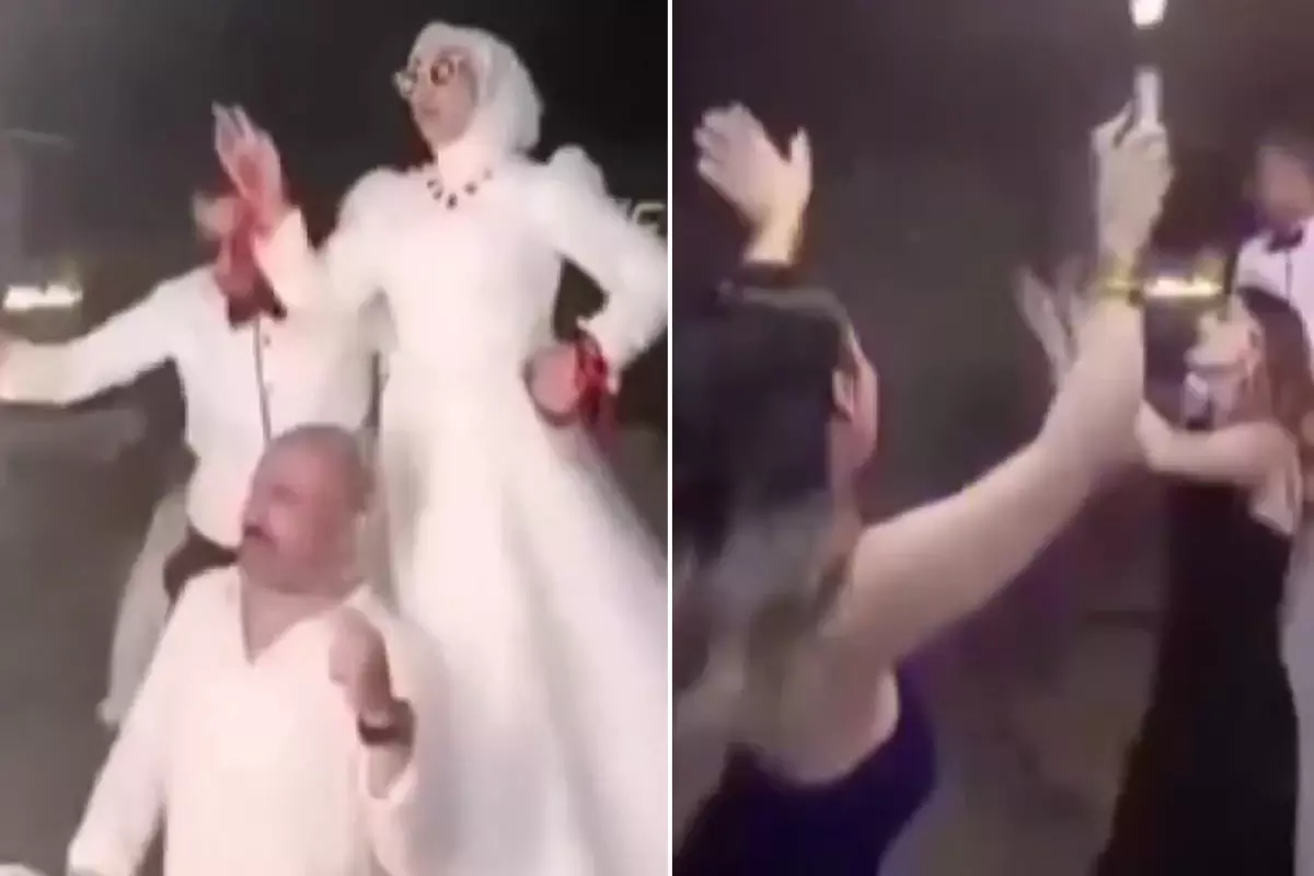Düğündeki meşale şovu faciaya yol açıyordu