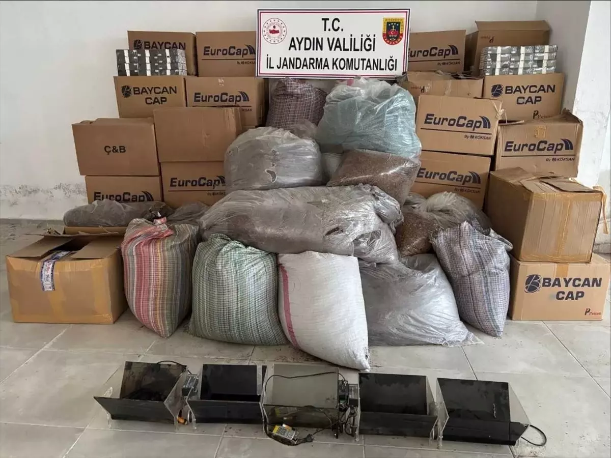 Kuşadası'nda Kaçak Sigara Operasyonu