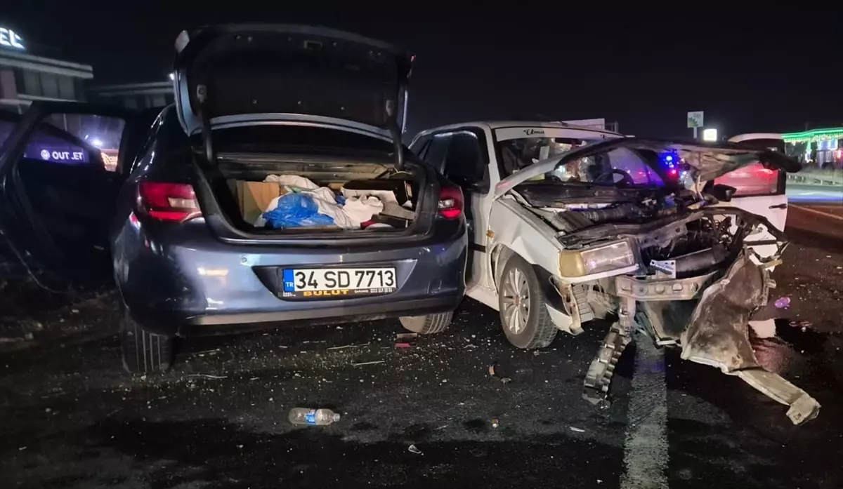 Çerkezköy'de Trafik Kazası: 4 Yaralı