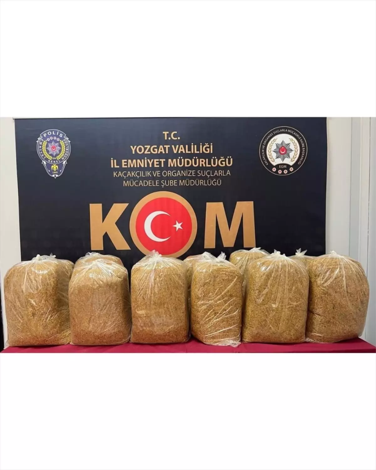 Yozgat'ta Kaçak Alkol ve Tütün Operasyonu