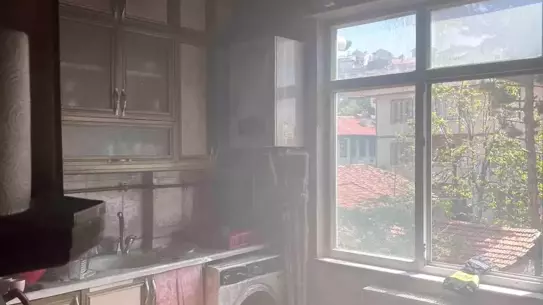 Tosya'da Mutfakta Yangın Çıktı