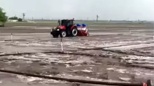 Kayseri'de Dolu Yağışı Ekinleri Vurdu