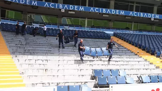 Fenerbahçe Stadında Yenileme Çalışmaları Başladı