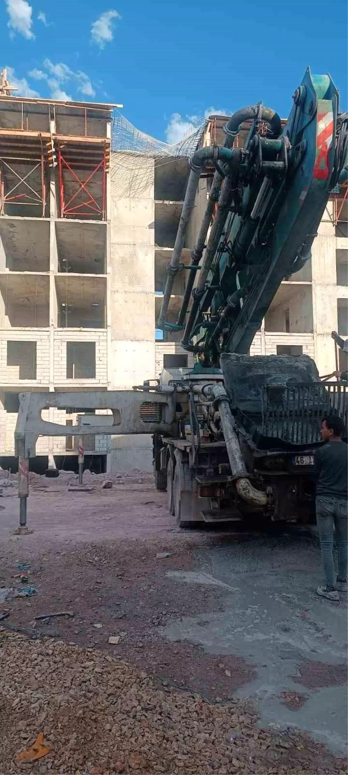 Elbistan'da İnşaat İşçisi Düşerek Hayatını Kaybetti