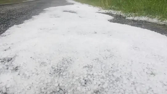 Yeşilyurt'ta Dolu Yağışı Hasara Yol Açtı