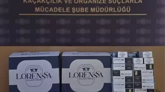 Anamur'da 66 Bin Kaçak Makaron Ele Geçirildi