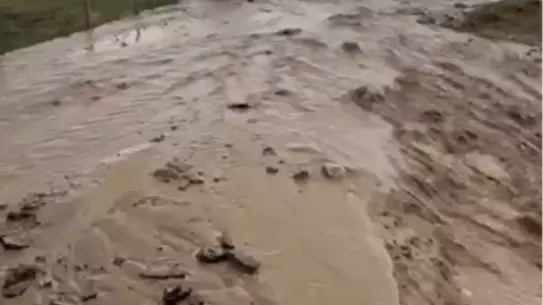 Kaman'da Sel, Tarım Arazilerini Vurdu