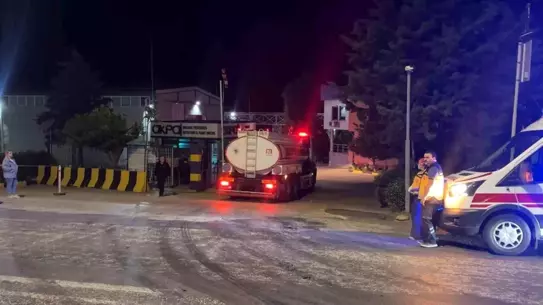 Tekirdağ'da Kimya Fabrikasında Yangın