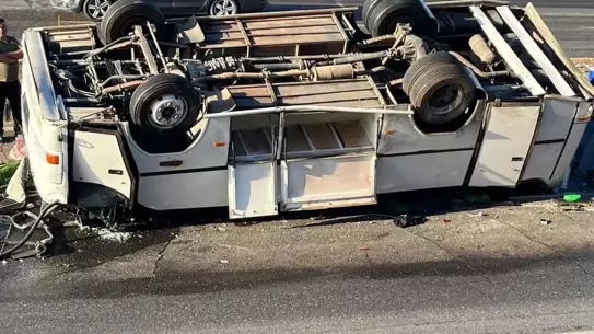 Belen'de Tarım İşçileri Minibüs Kazası