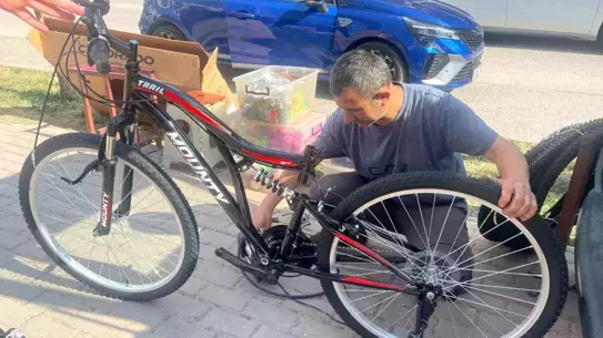 Bursa'da Seyyar Bisiklet Tamiri