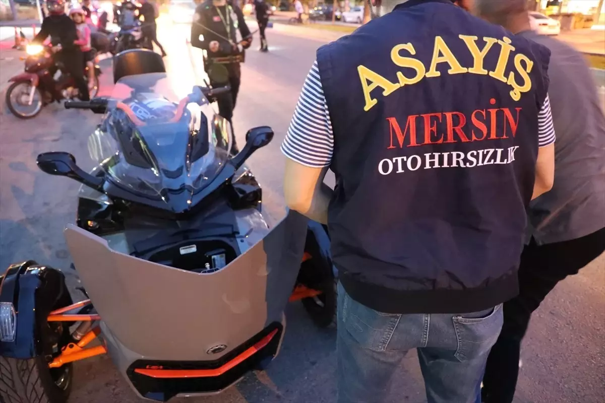 Mersin'de Motosiklet Denetimi: 22 Milyon Ceza