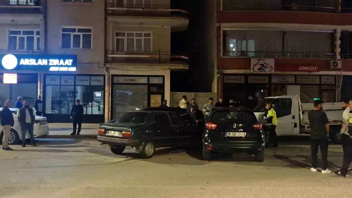 Çorum'da Trafik Kazası: 1 Yaralı