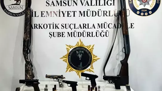 Samsun'da Silah Kaçakçılığına Operasyon