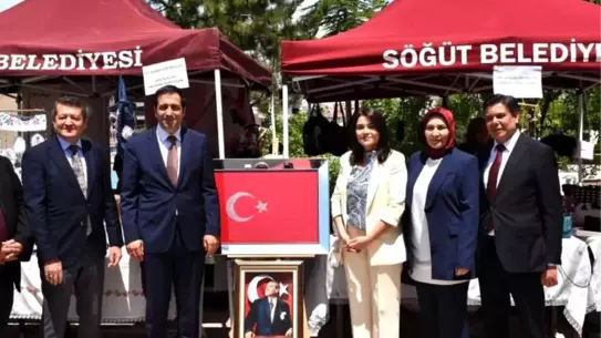 Söğüt Halk Eğitimi Merkezi'nde Yıl Sonu Sergisi Açıldı