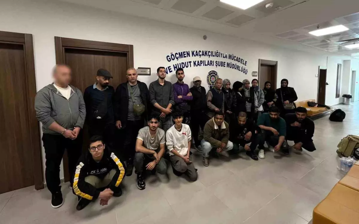 Tekirdağ'da Düzensiz Göçmen Operasyonu