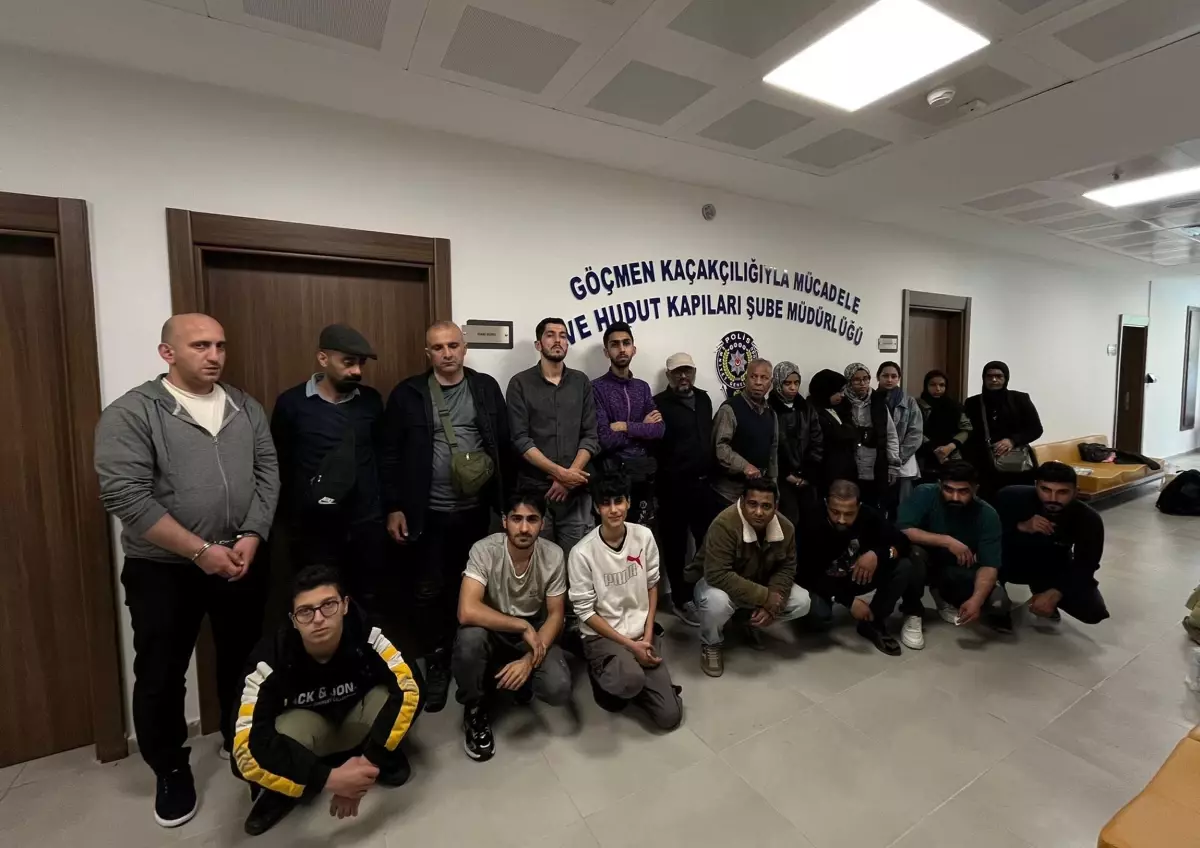 Tekirdağ'da 21 Kaçak Göçmen Yakalandı