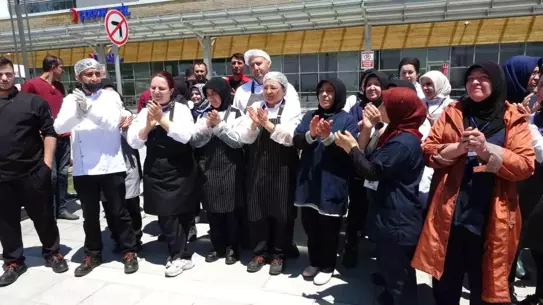 Kütahya Hastanesi'nde Maaş Eylemi
