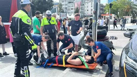 Samsun'da Trafik Kazası: 1 Yaralı