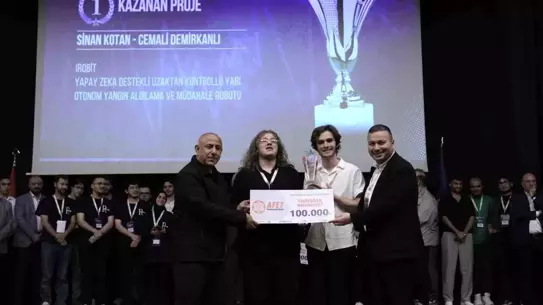 Düzce Üniversitesi'nden Afet Teknolojileri Yarışmasında Birincilik