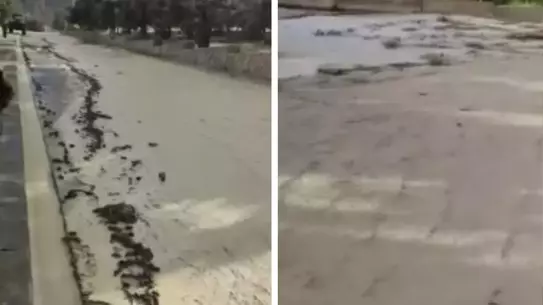 Ankara'da aniden bastıran yağmur sele neden oldu