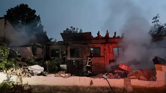 Kaman'da EÜAŞ Depo Yangını Kontrol Altında