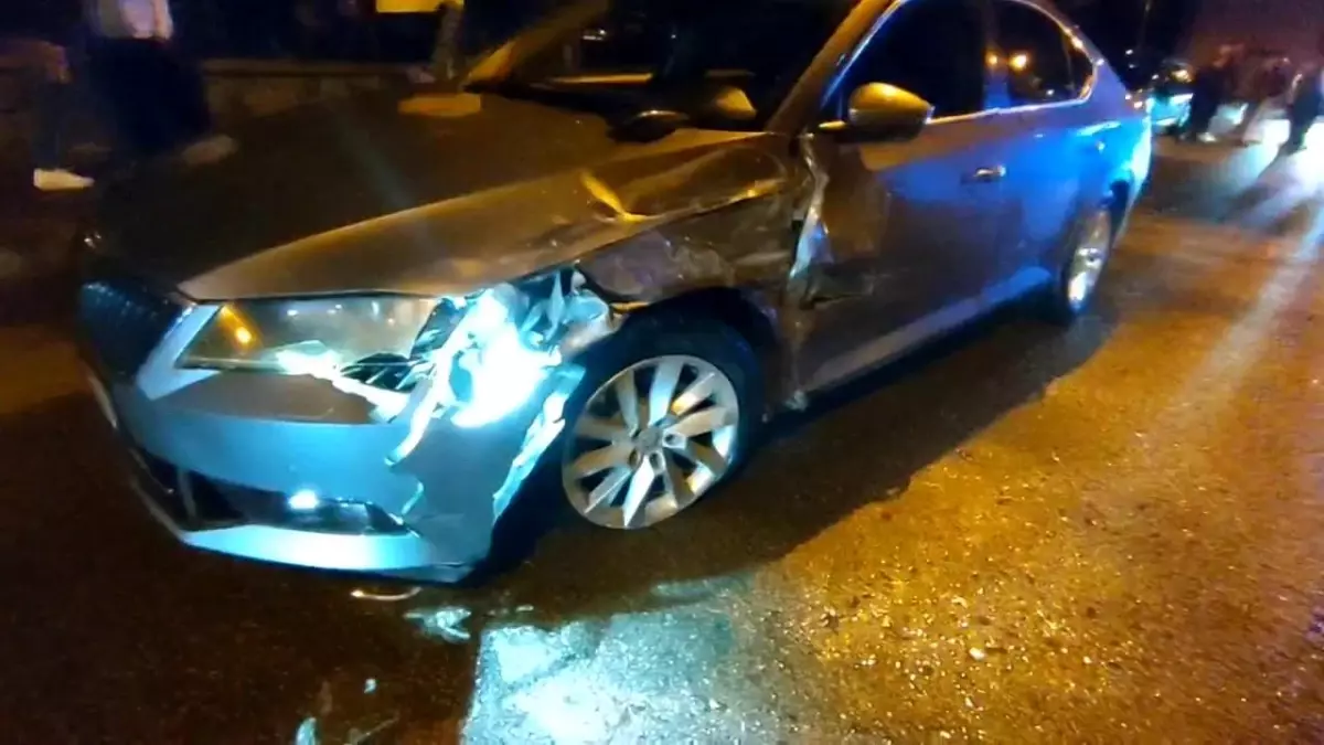 Palandöken'de Trafik Kazası: 1 Yaralı