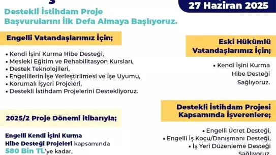 Eski Hükümlülere ve Engellilere İstihdam Desteği