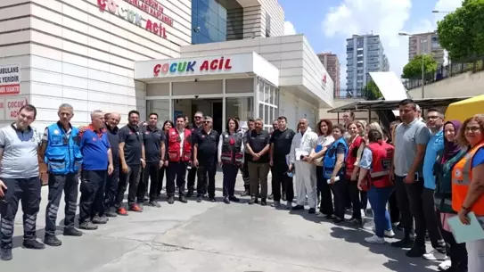 Aydın Hastanesi'nde KBRN Tatbikatı